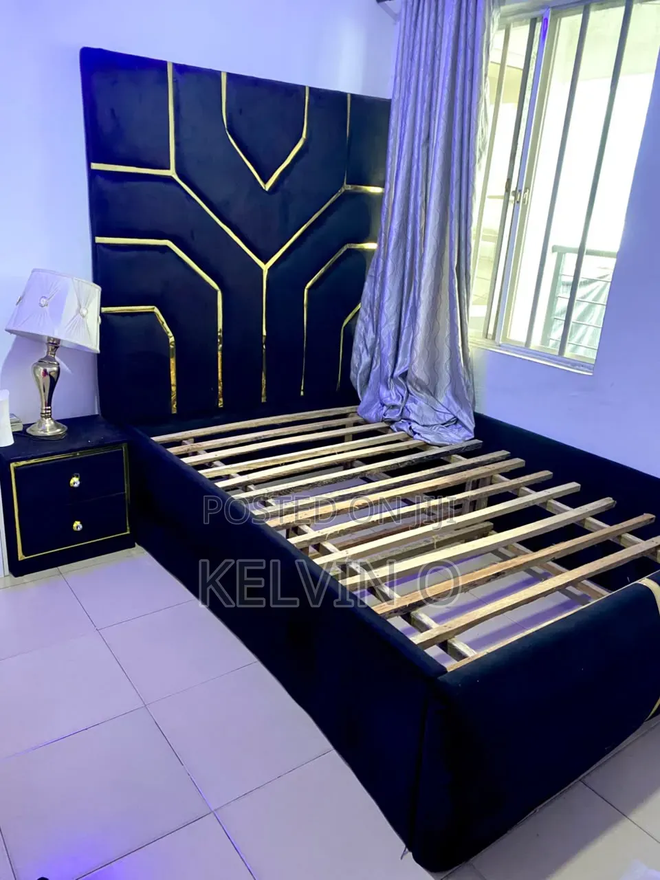 4by5 Bedframe With Side Drawer