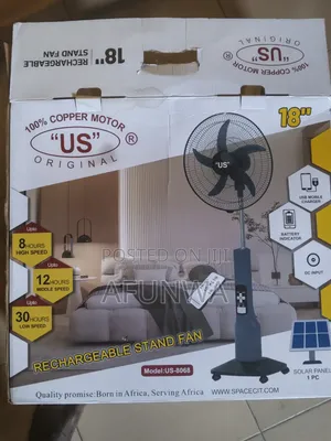 Solar Fan With External Panel