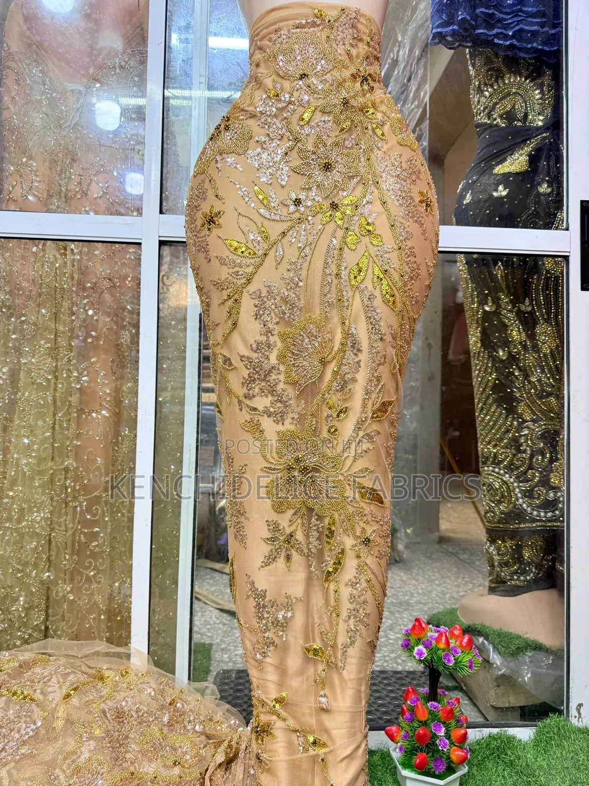 Luxury Beaded Lace