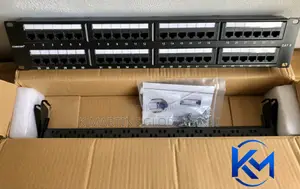 CommScope Cat6 48 Port Network Patch Panel 2U Rack Mount