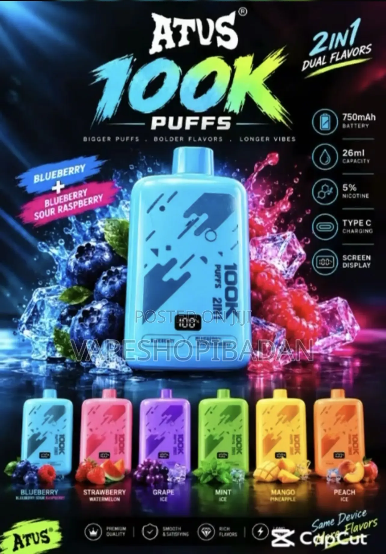Atus 100k Puff