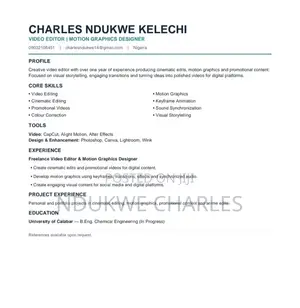 Graphic Designer & Video Editor