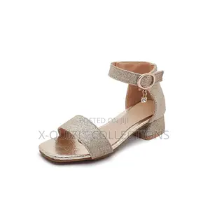 Gold Heel Sandal (Size 27-38)