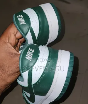 Original Nike Dunk Low Retro Varsity Green, US Pre-Owned Sneakers