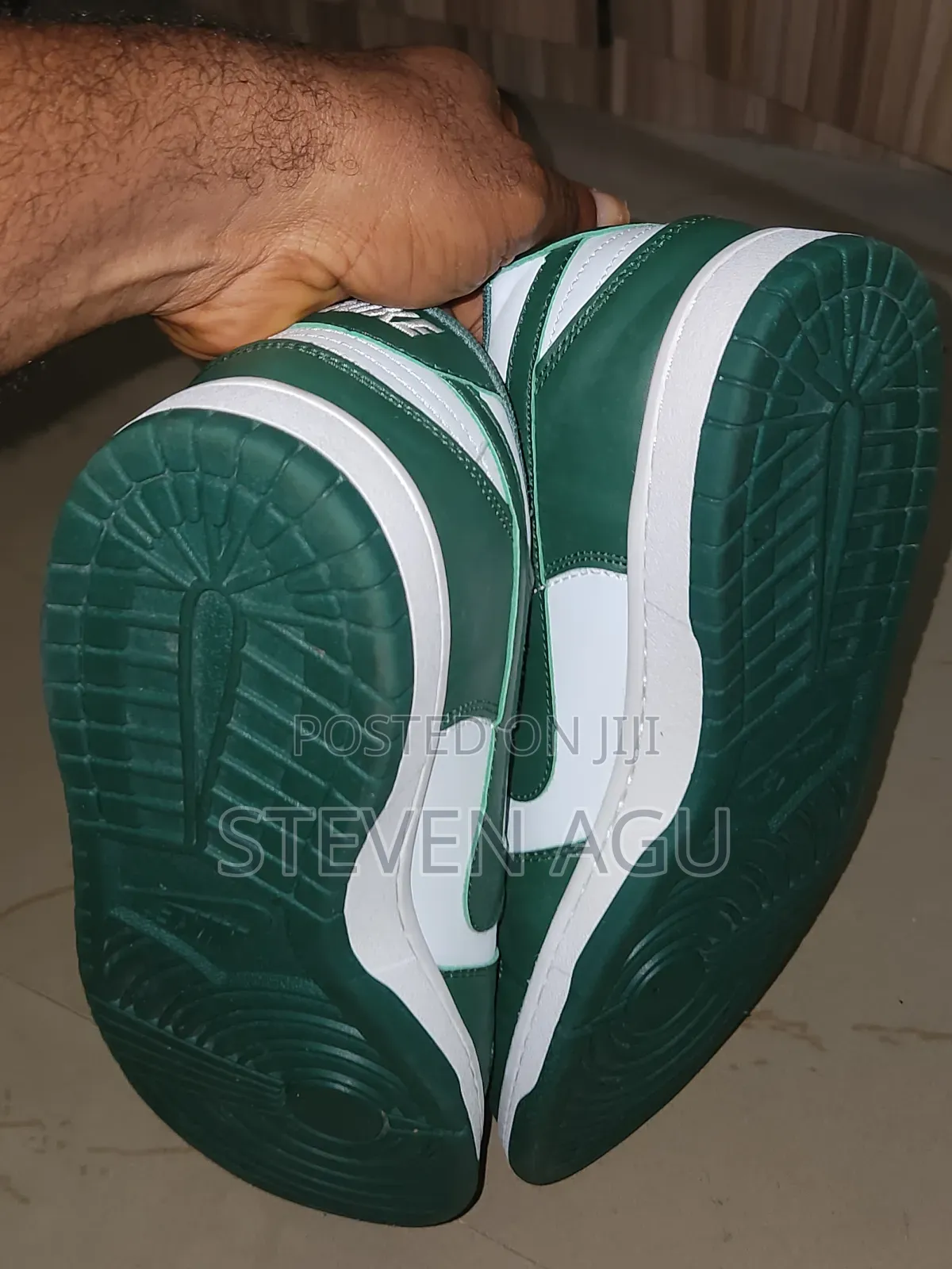 Original Nike Dunk Low Retro Varsity Green, US Pre-Owned Sneakers