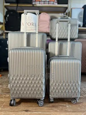 Silver Rubber Luggage