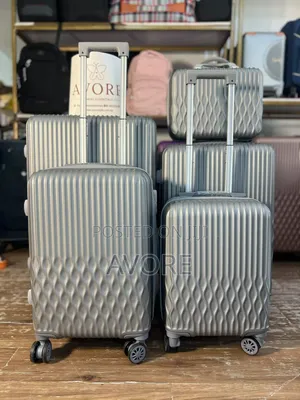 Silver Rubber Luggage