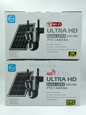 Wifi Ultra HD Dual Lens Solar PTZ Camera