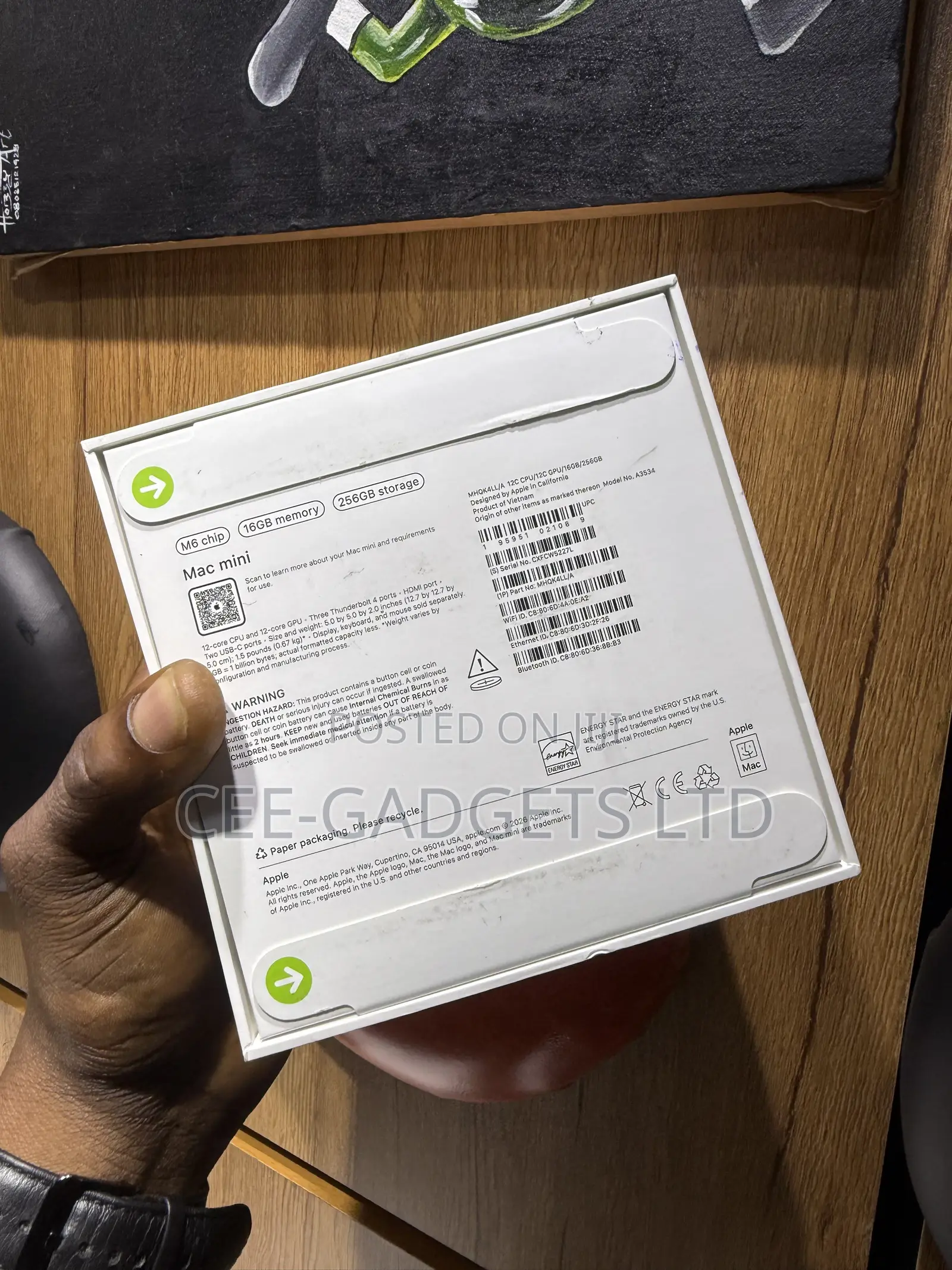 New Desktop Computer Apple 16GB SSD 256GB