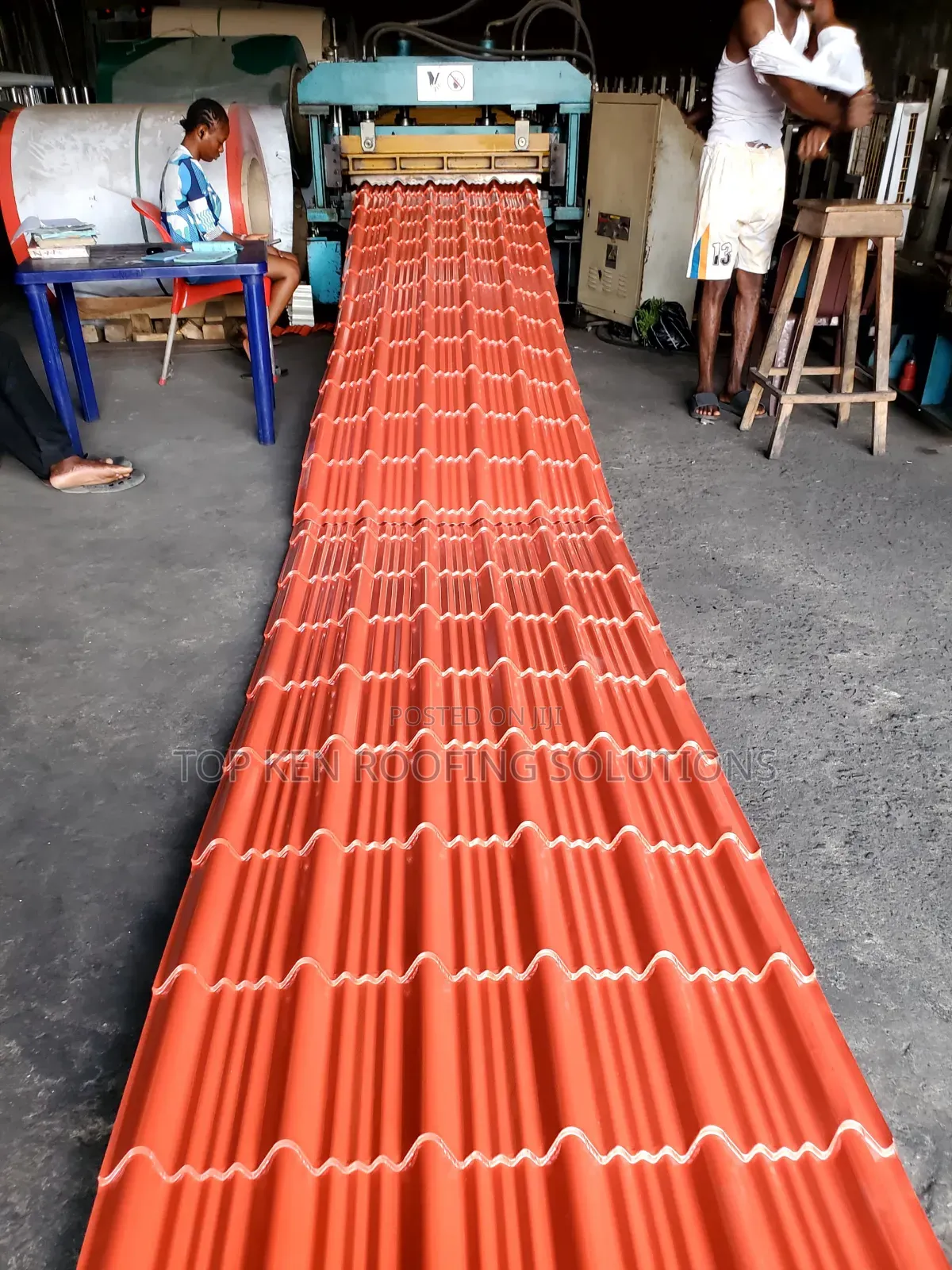Strong-Profile 0.60mm TC Red Steptiles Roofing Sheets