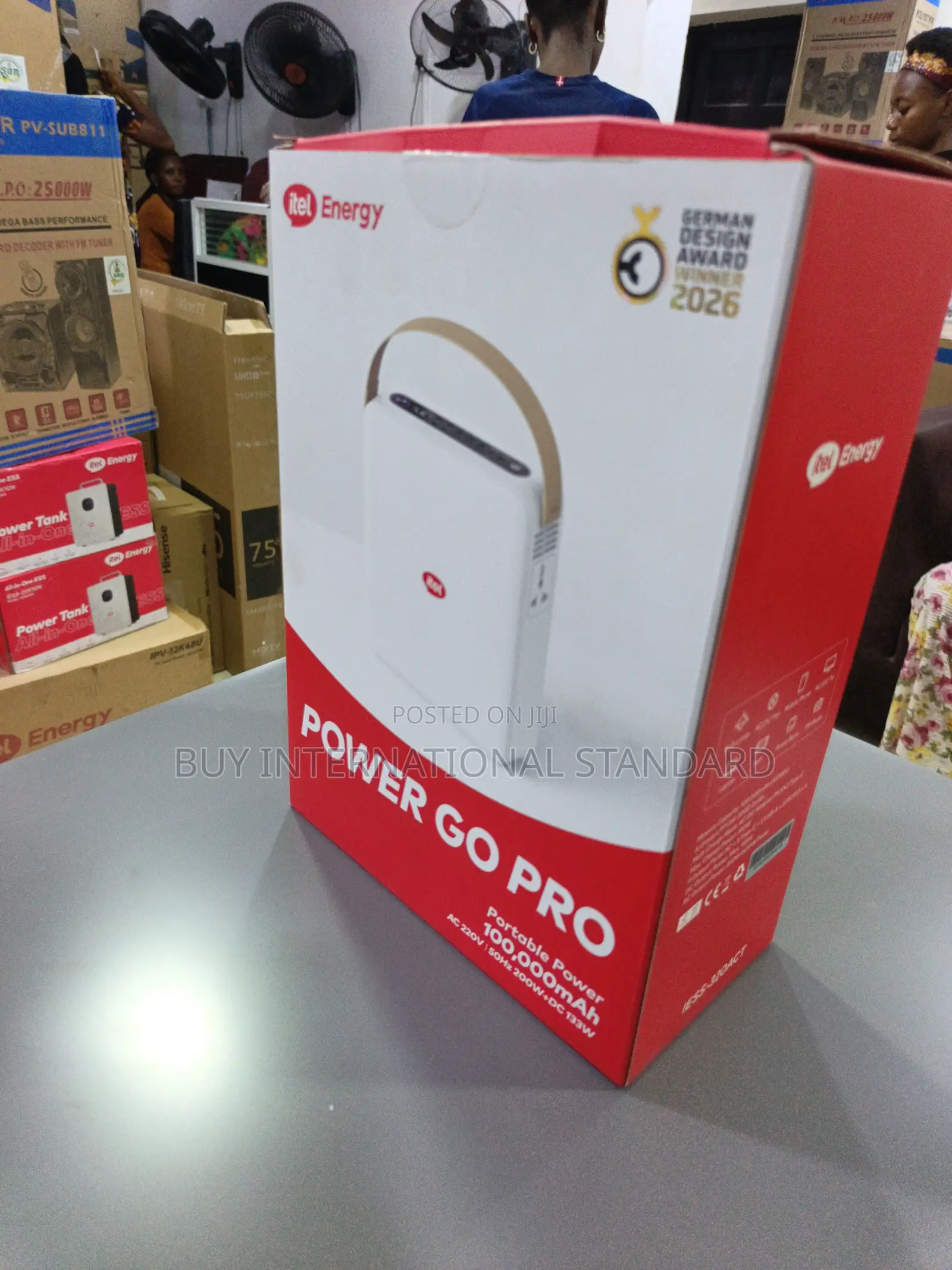 Itel PowerGo Pro IESS-320ACT Compact Home Electricity Backup Solution