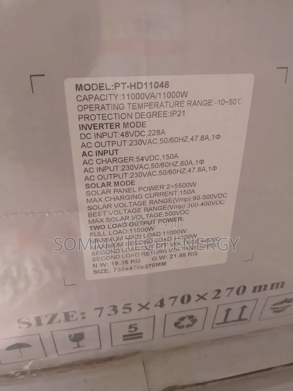 11kva Pattern Hybrid Inverter