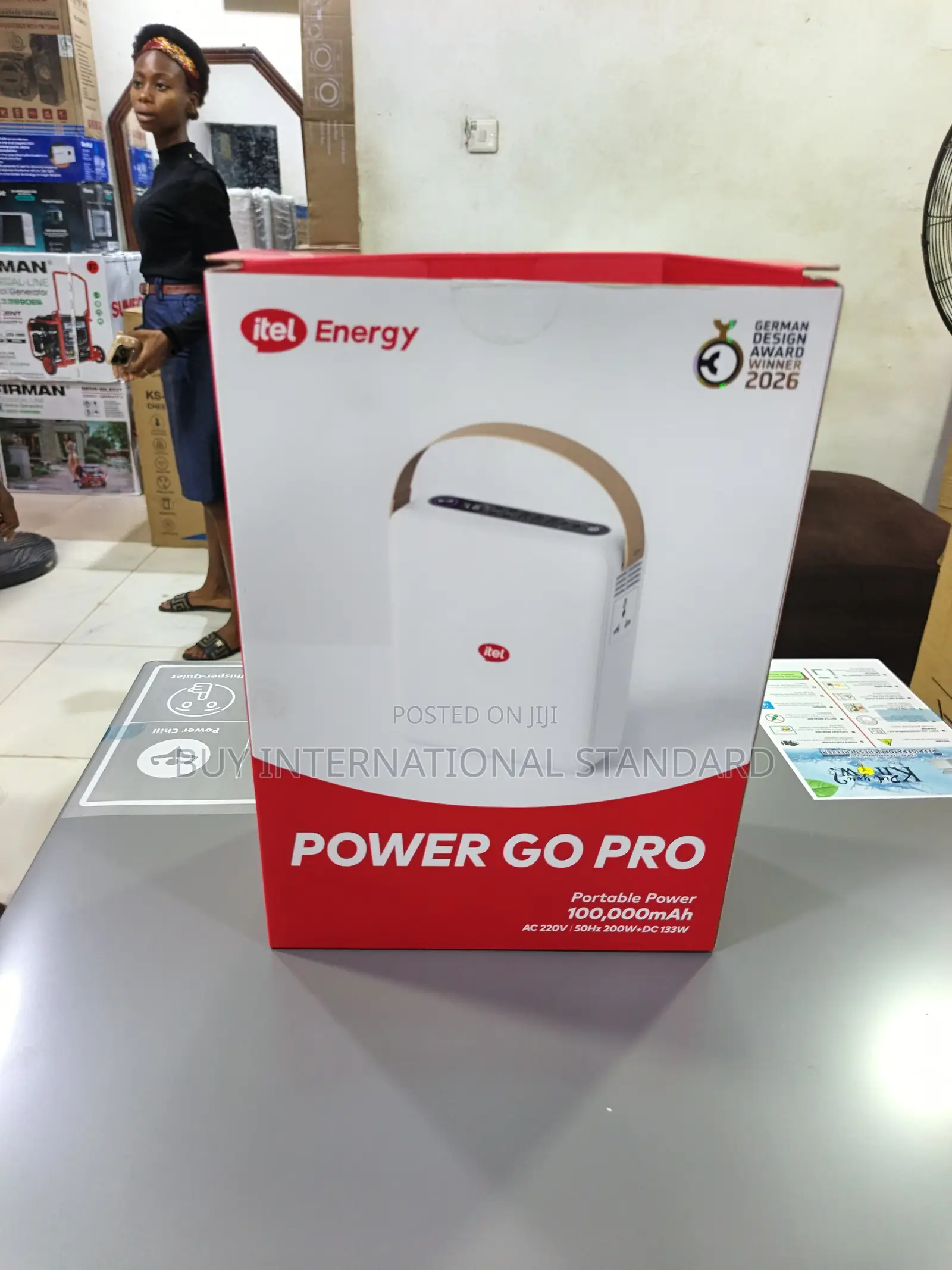 Itel IESS-320ACT PowerGo Pro Multipurpose Portable Power Station