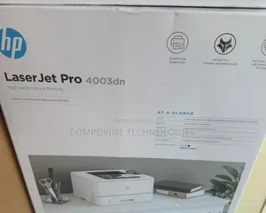 Brand New HP LaserJet Pro 4003dn Printer | Duplex | 40ppm