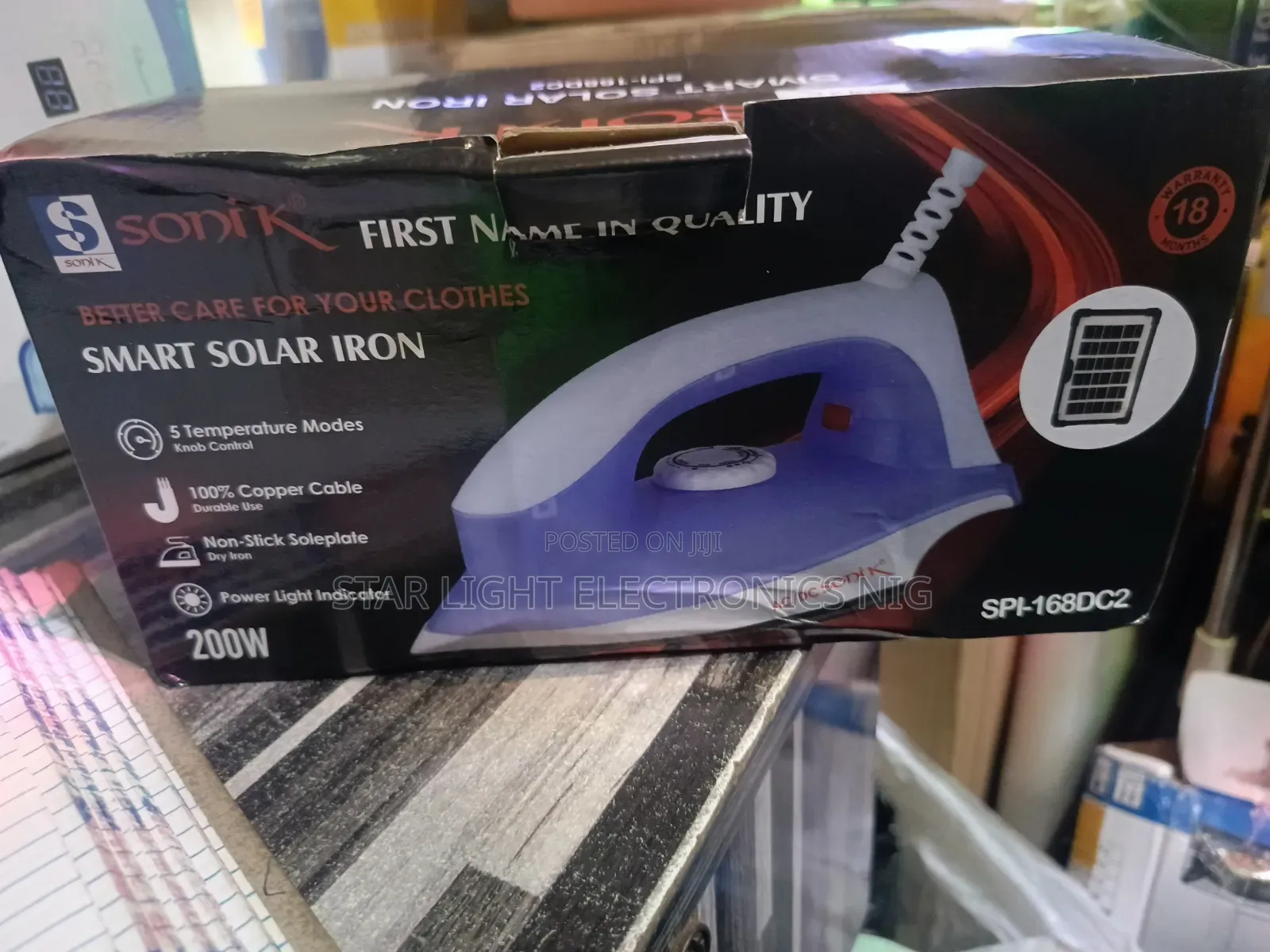 Smart Solar Iron