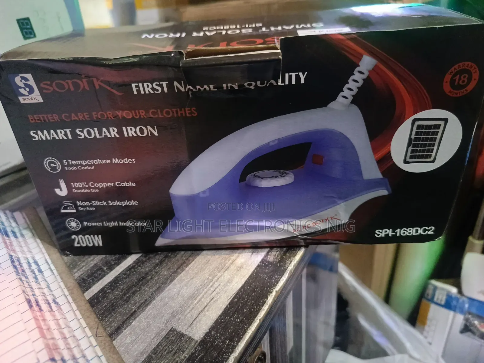 Smart Solar Iron
