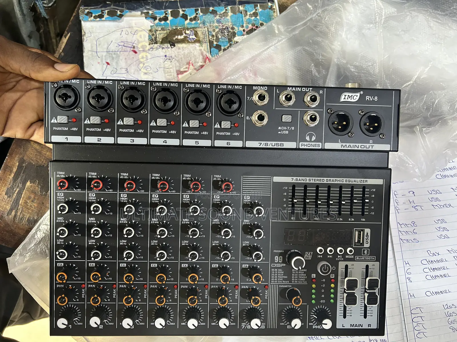 8 Channel Mixer