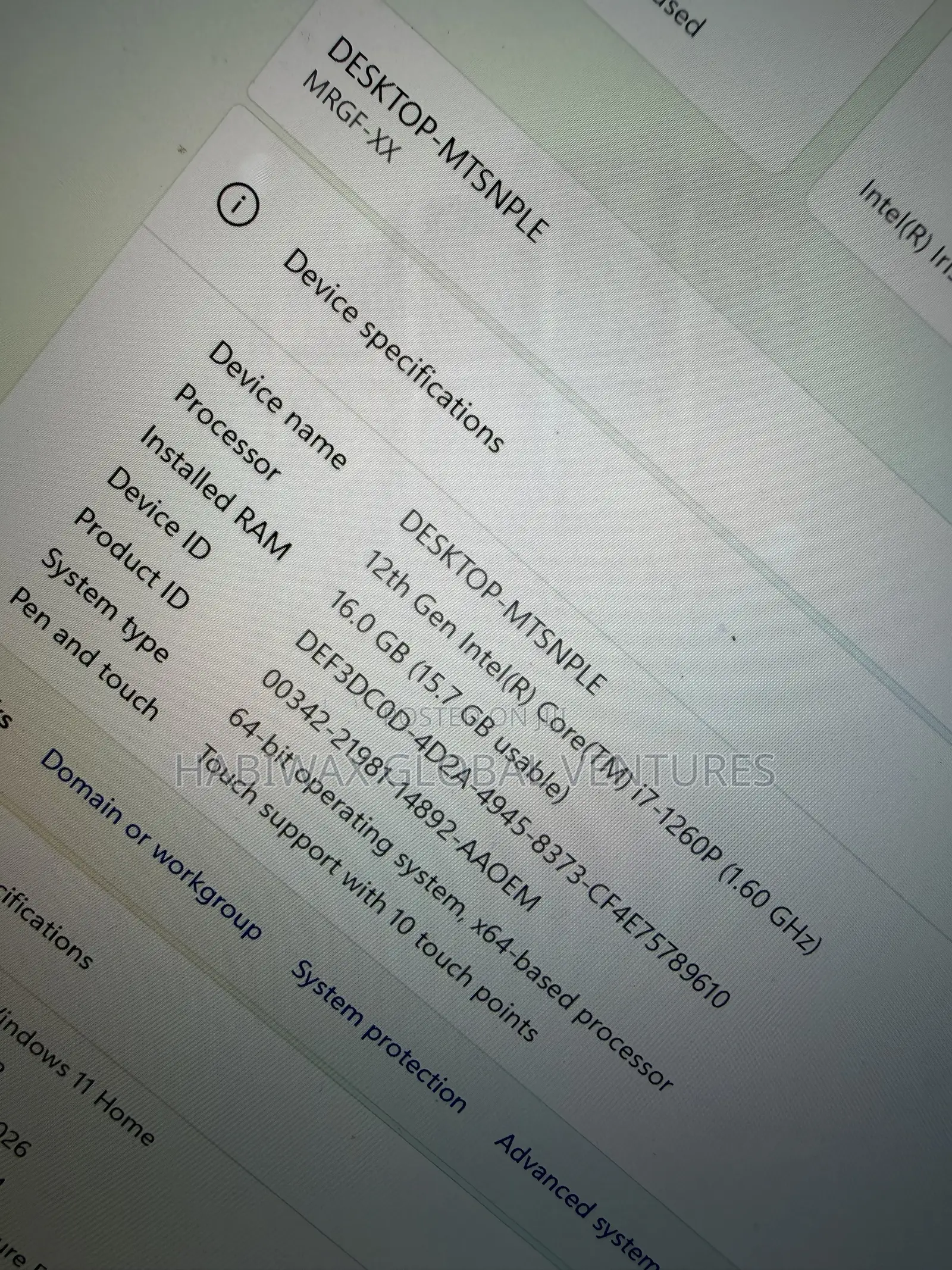 Laptop Huawei MateBook 13 WRT-W19E 16GB Intel Core i7 SSD 512GB