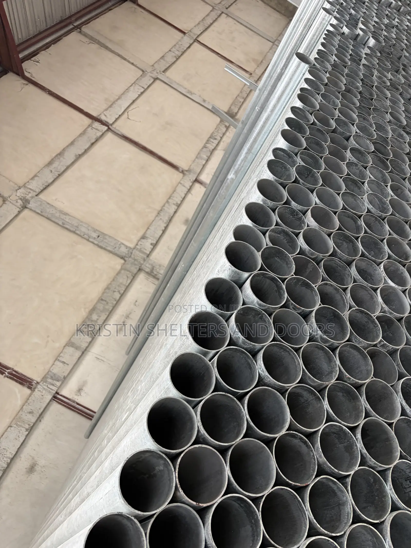 Hot-Dip Galvanized Steel Pipe Roof