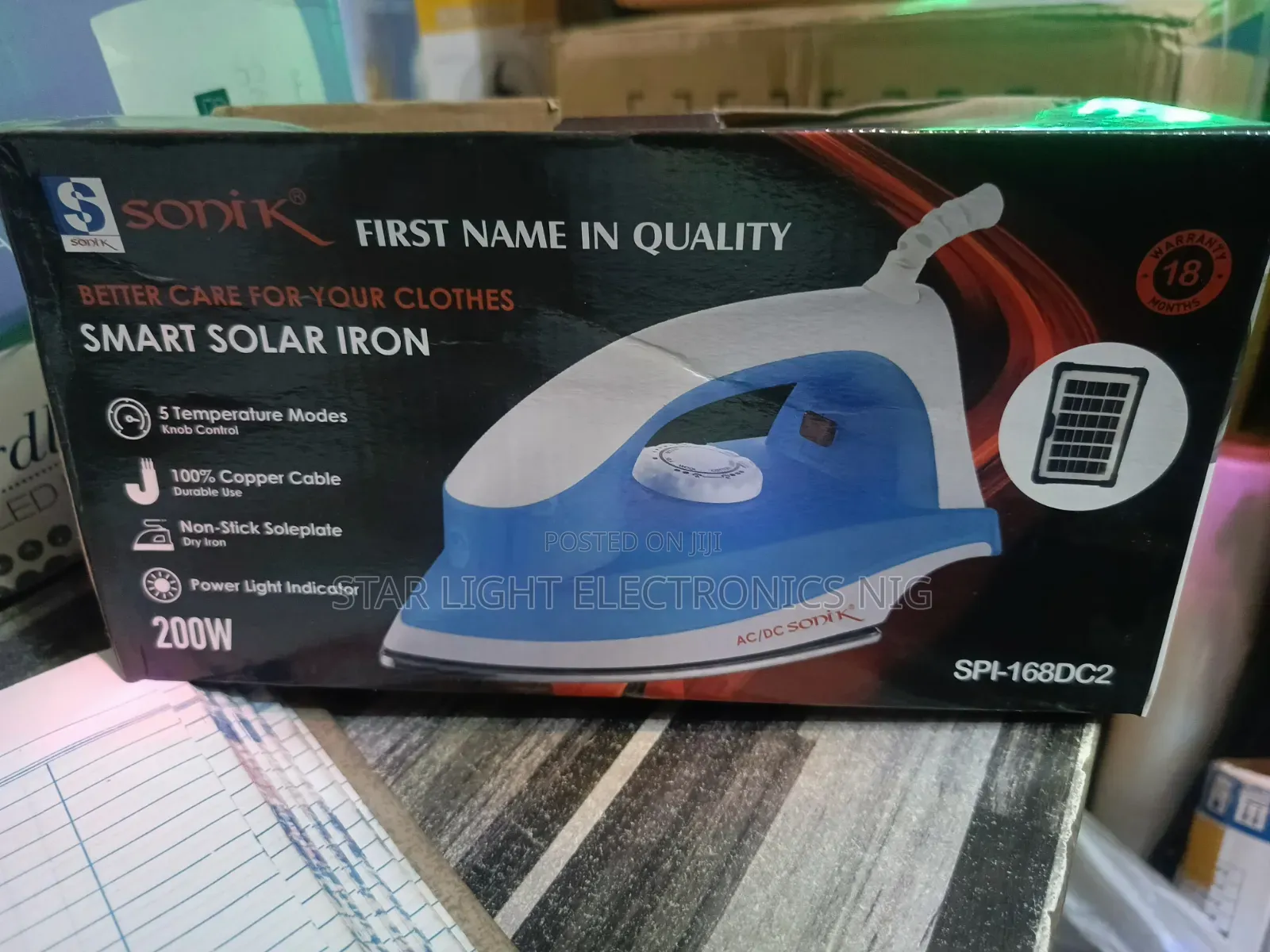 Smart Solar Iron