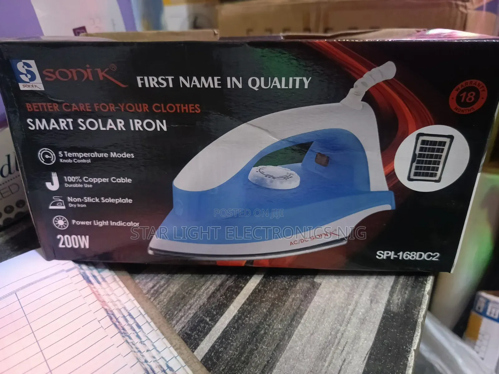 Smart Solar Iron