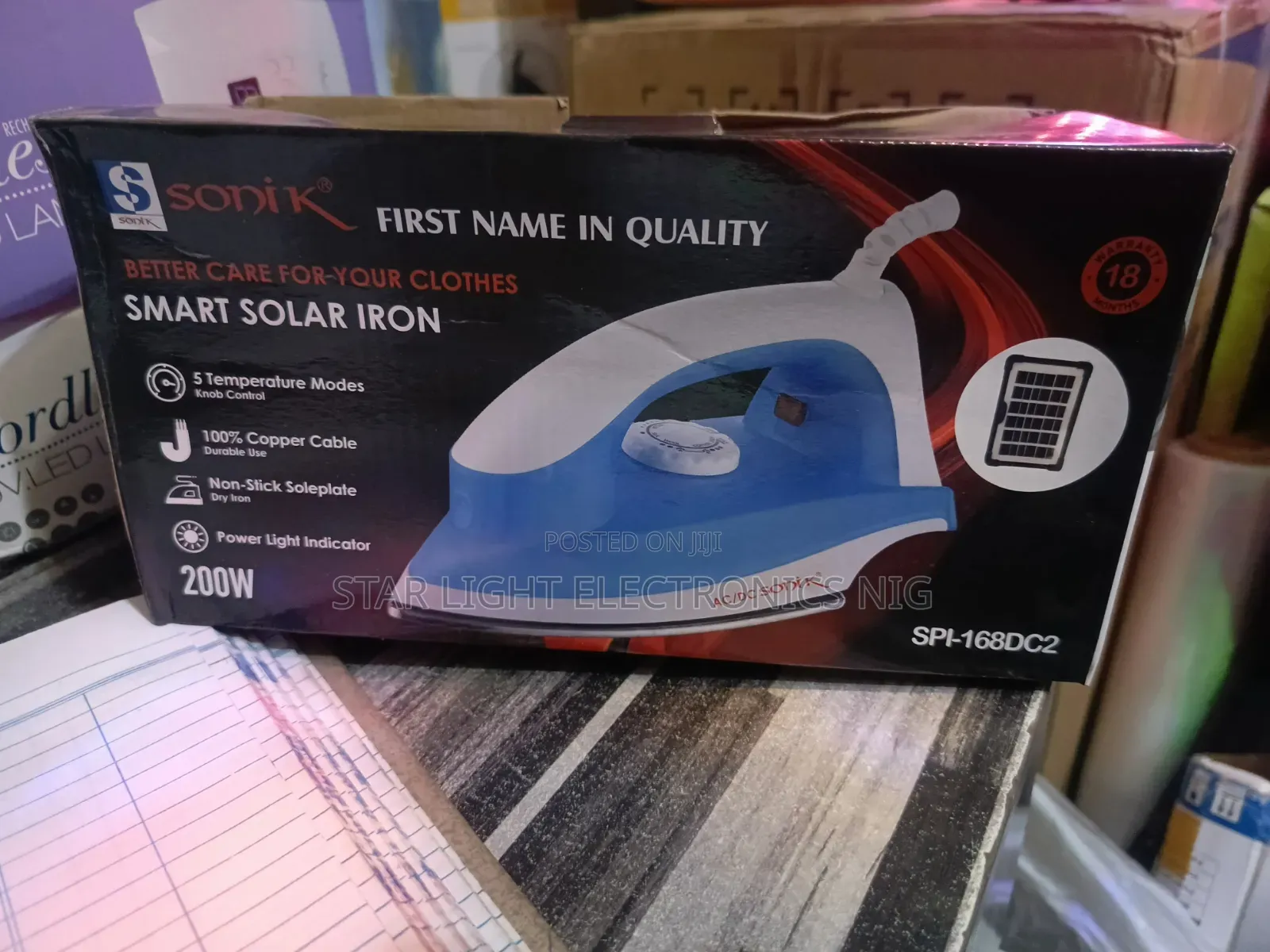 Smart Solar Iron