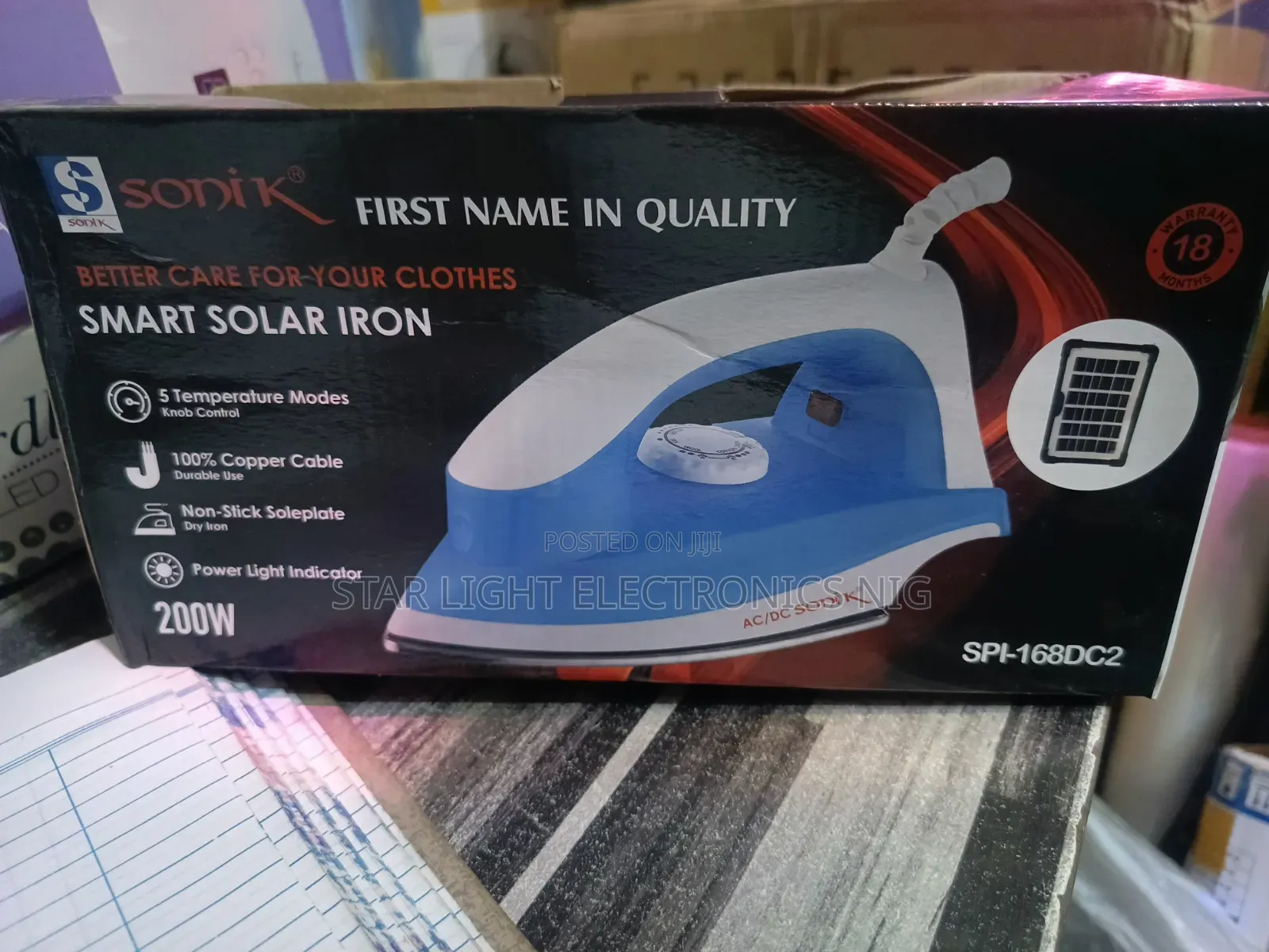 Smart Solar Iron