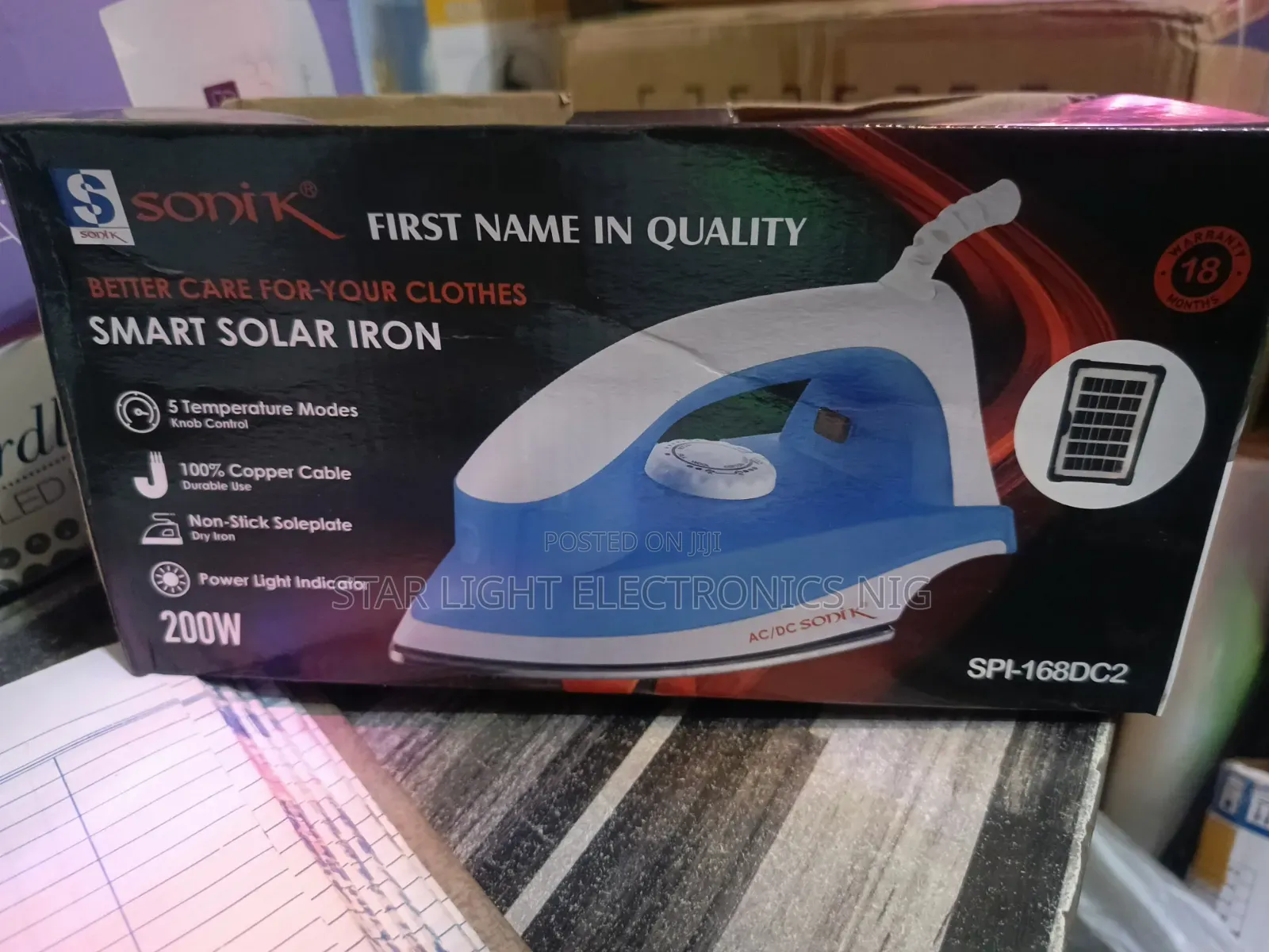 Smart Solar Iron