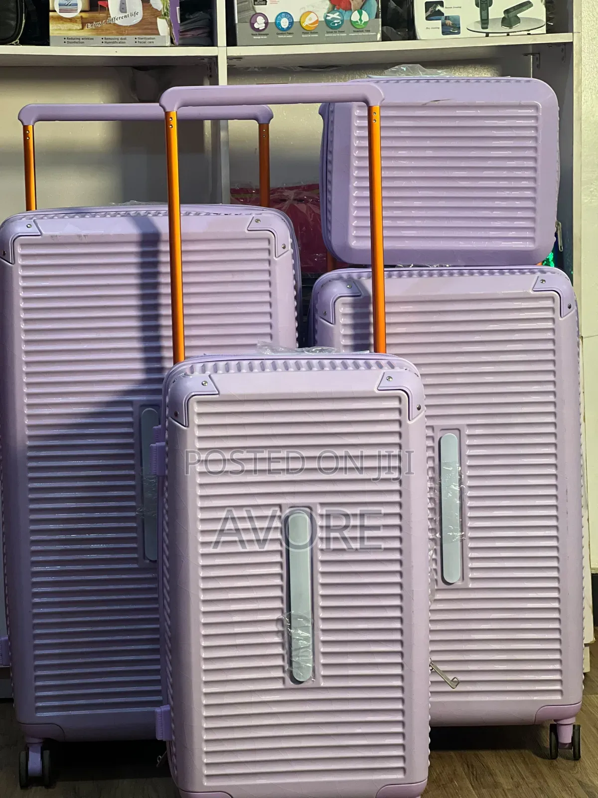 Lavender Rubber Luggage