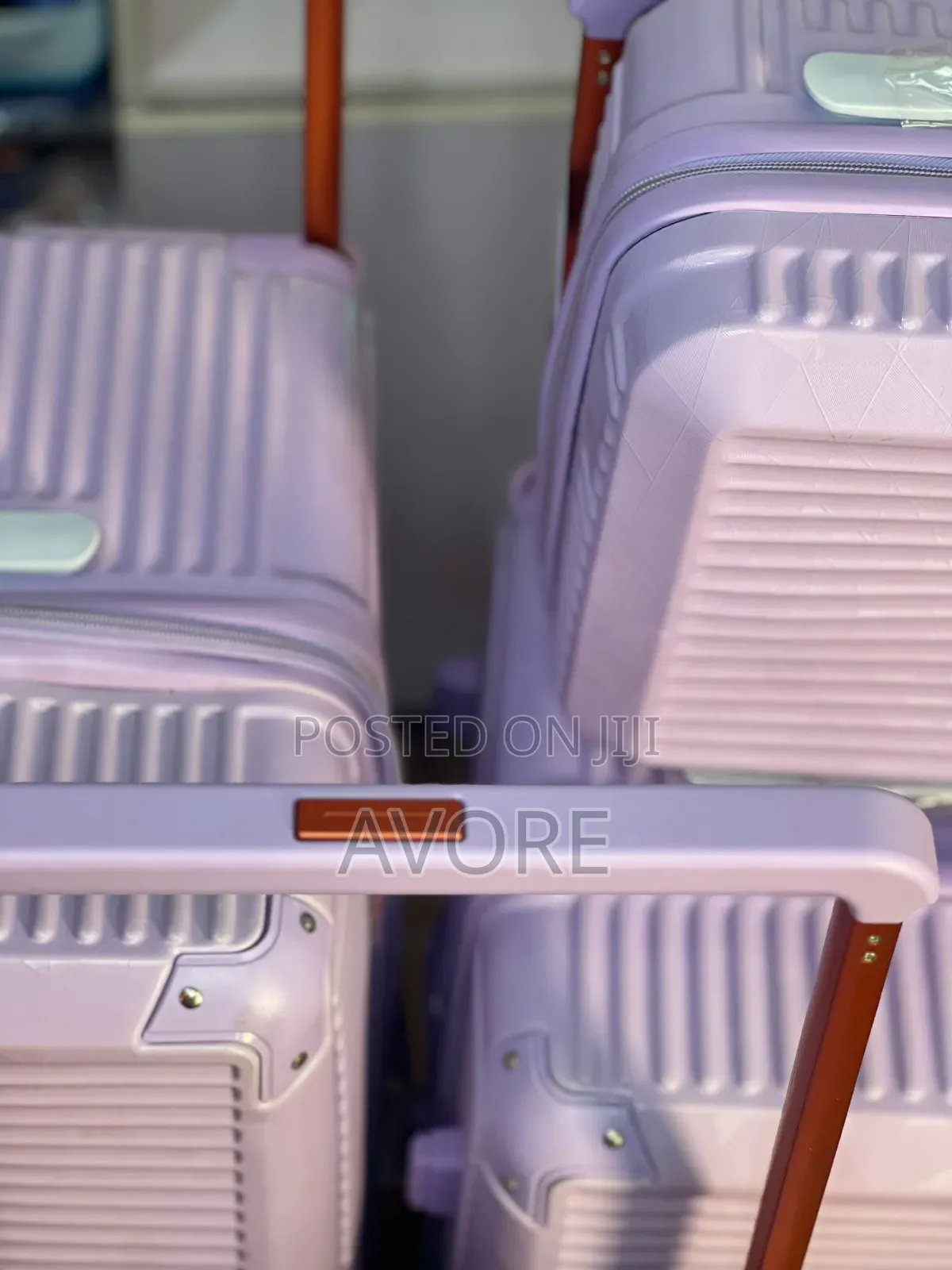 Lavender Rubber Luggage