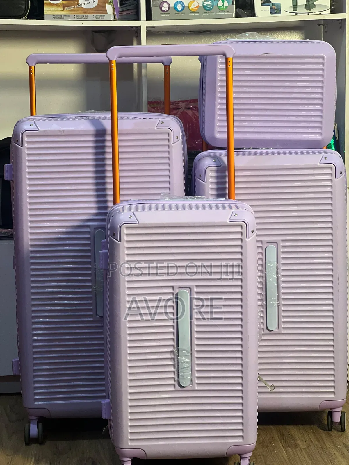 Lavender Rubber Luggage