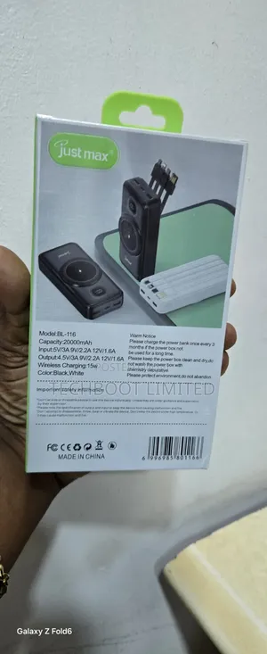 Just Max 22.5w Fast Charger