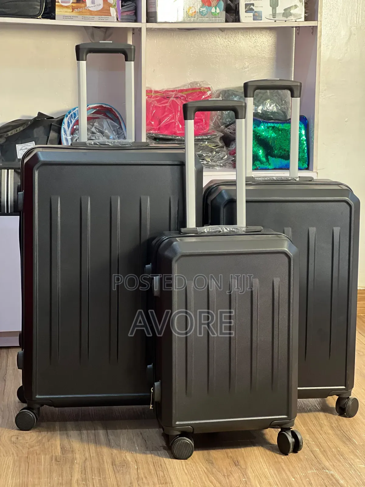 Black Rubber Luggage