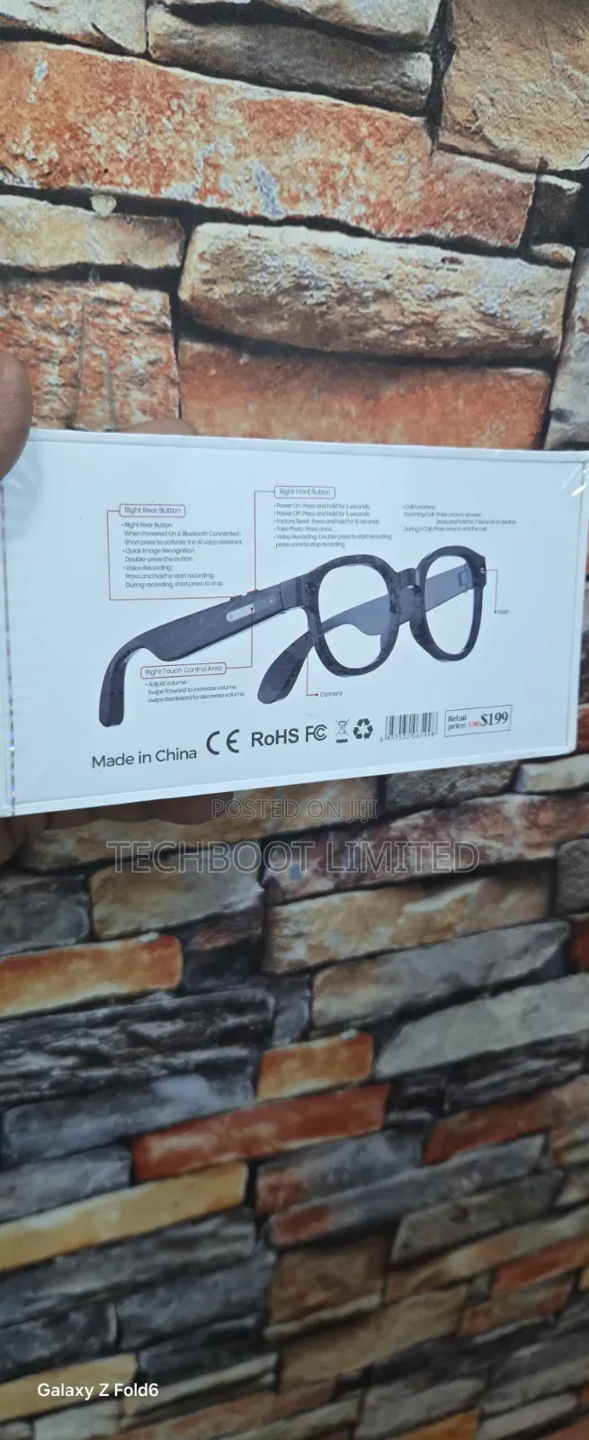 AI Smart Camera Glasses
