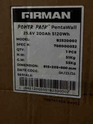 Firman 16kwh Lithium Battery 48v