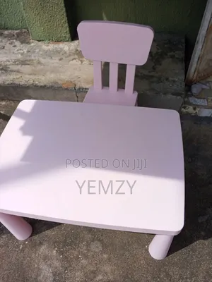 Uk-Used Ikea Mammut Kids’ Table & Chair Set