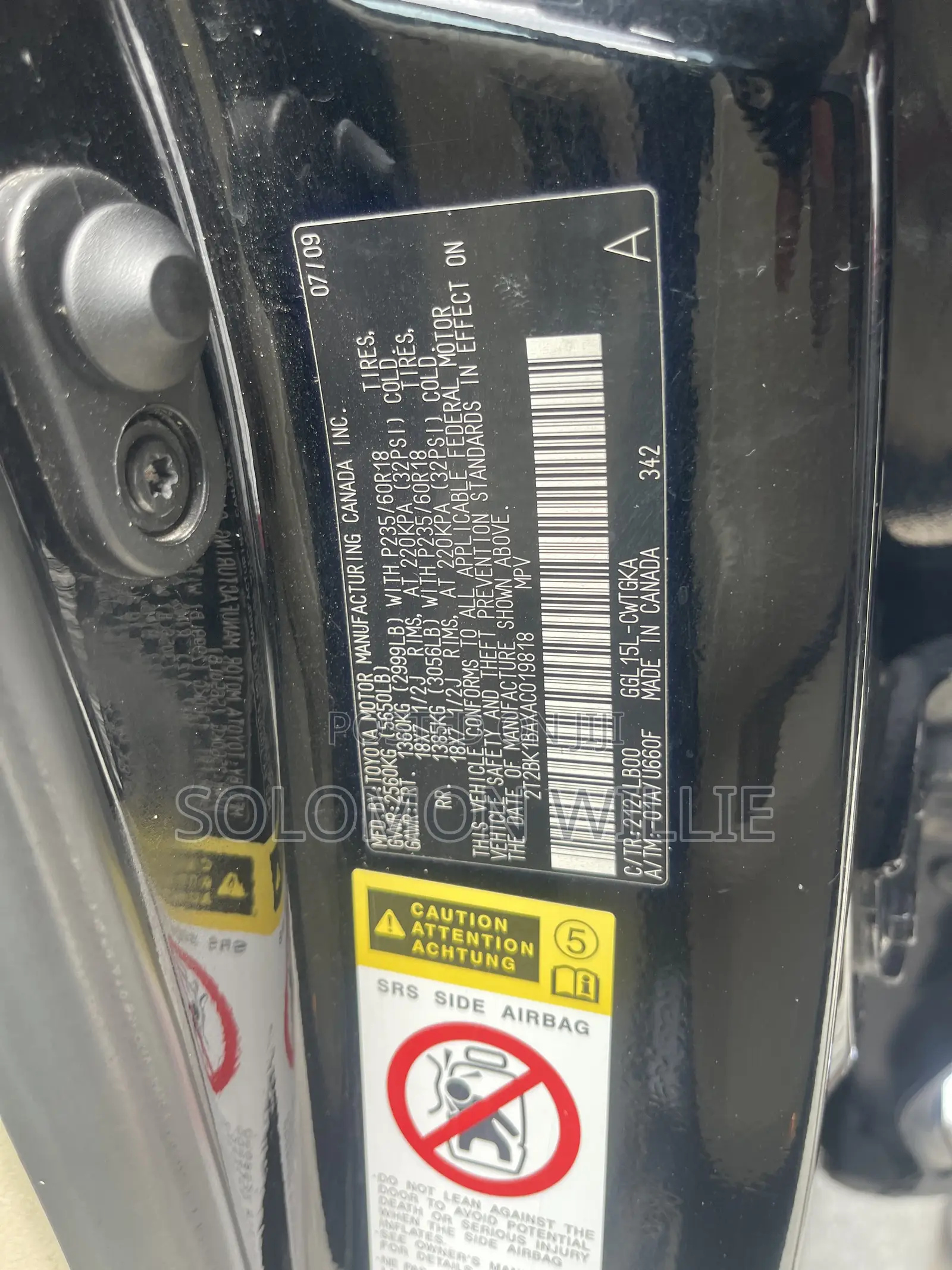 Lexus RX 350 2010 Black