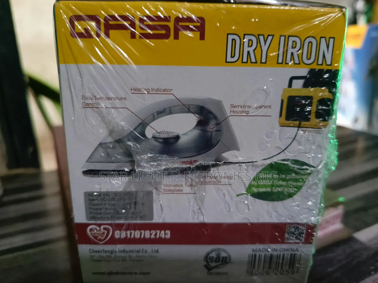 Qasa Solar Iron