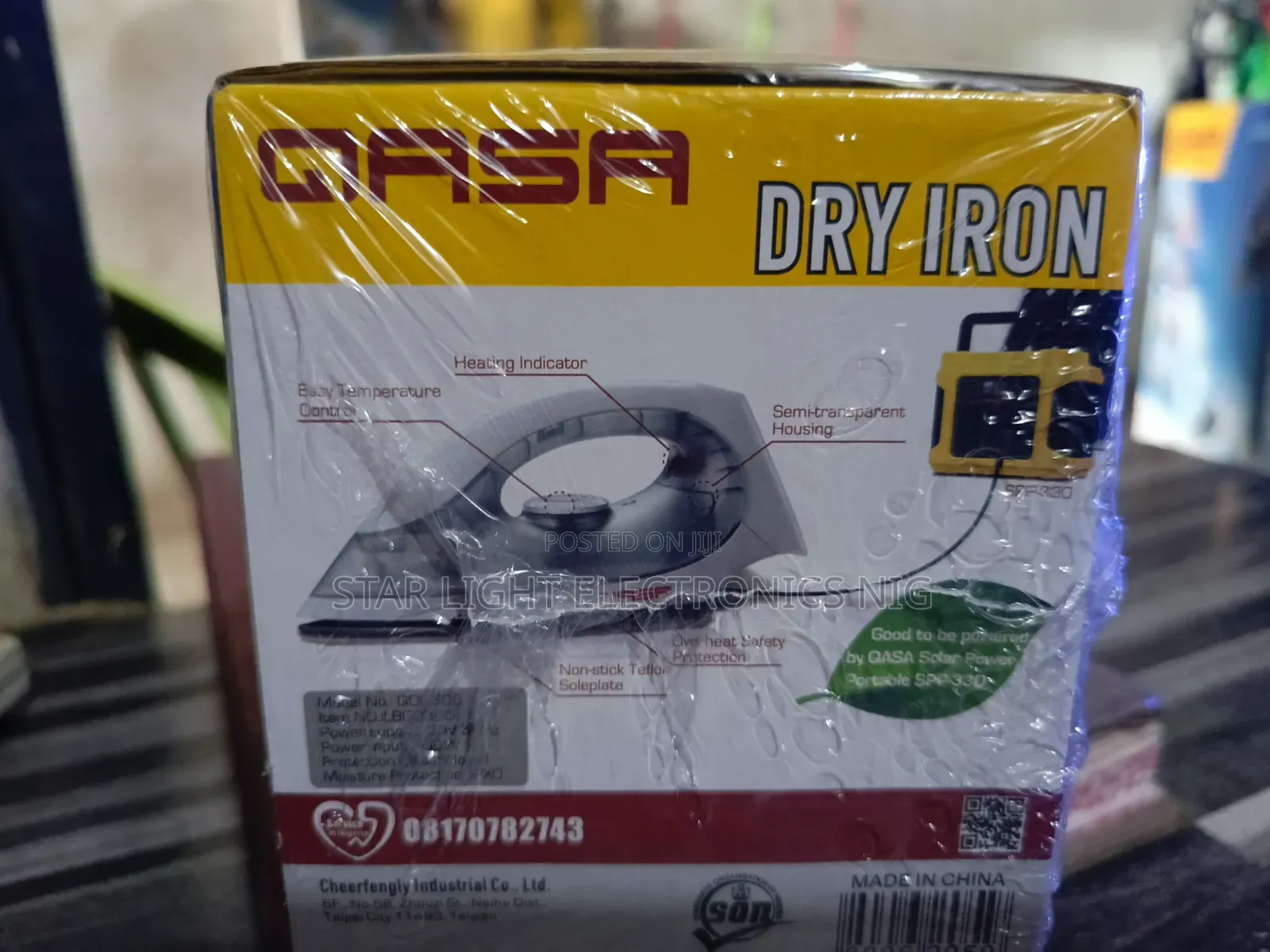 Qasa Solar Iron