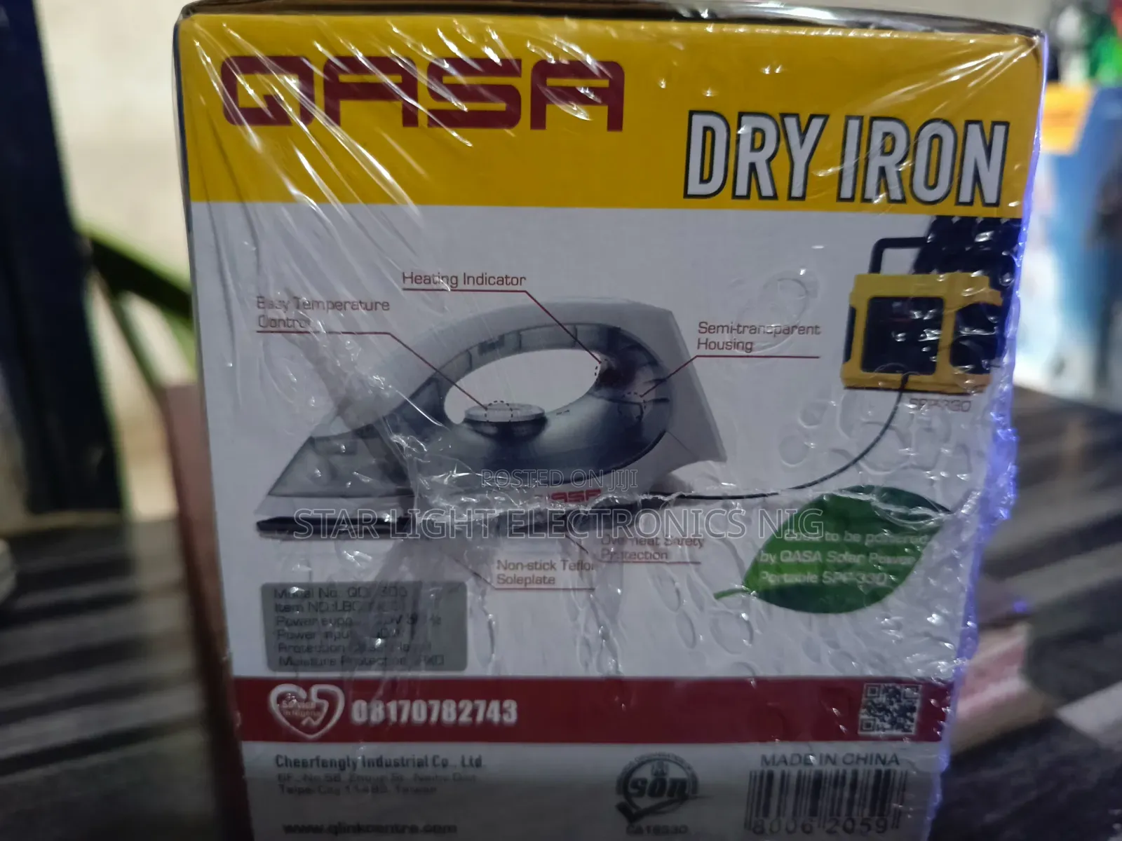 Qasa Solar Iron