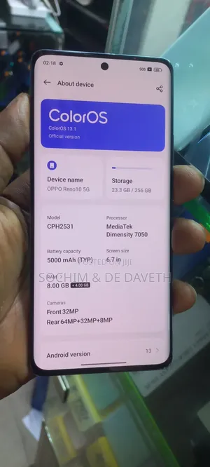 Oppo Reno 10 5G 256 GB Blue