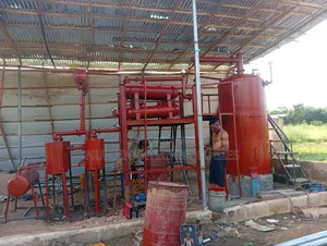 Waste to Oil Pyrolysis Plant Machine in Nigeria