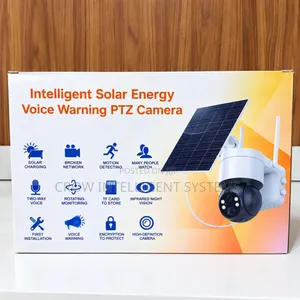 Iintelligent Solar Energy Voice Warning PTZ Camera
