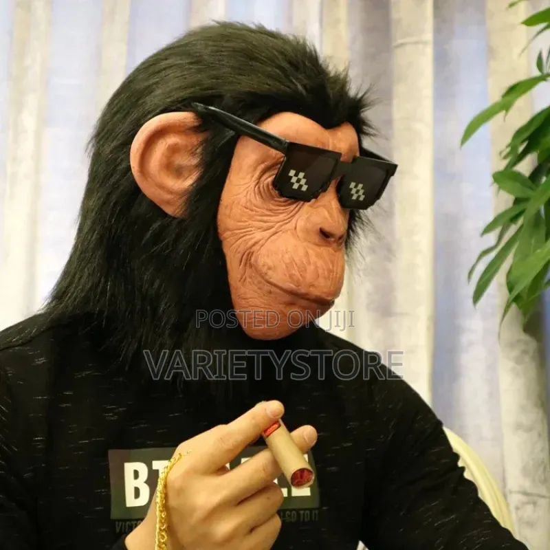 Halloween Gorilla Latex Face Mask