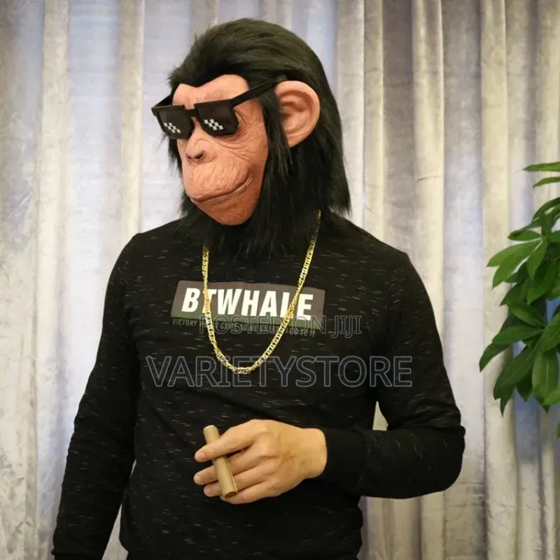 Halloween Gorilla Latex Face Mask