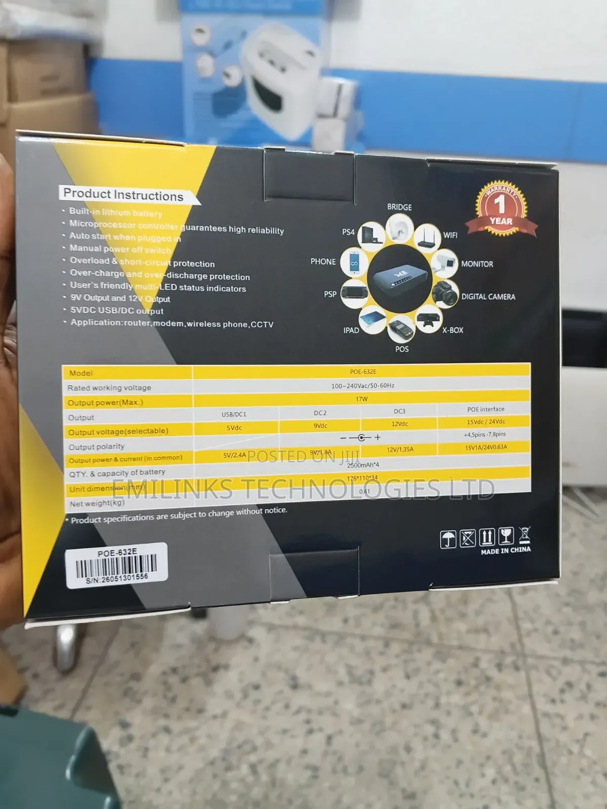 SKE Mini DC Ups 10000mAh
