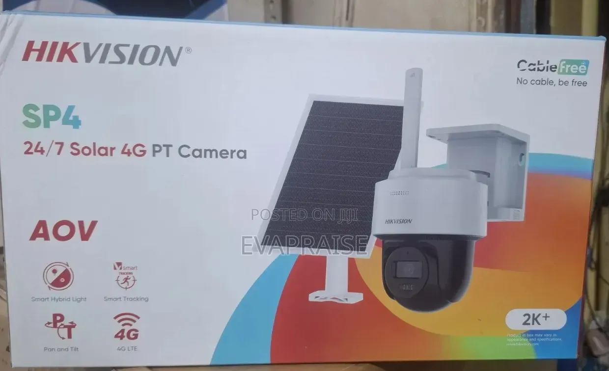 Hikvision Sp4 24/7 Solar 4g Pt Camera