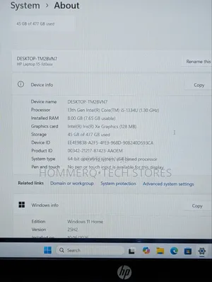 Laptop HP 15 8GB Intel Core i5 SSD 512GB