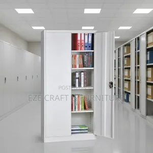 Full Height Metal Bookshelf Cabinet