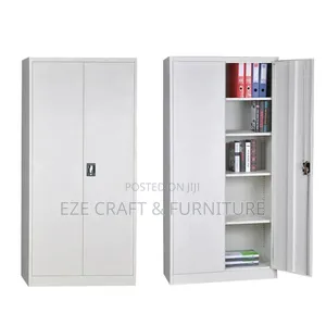 Full Height Metal Bookshelf Cabinet